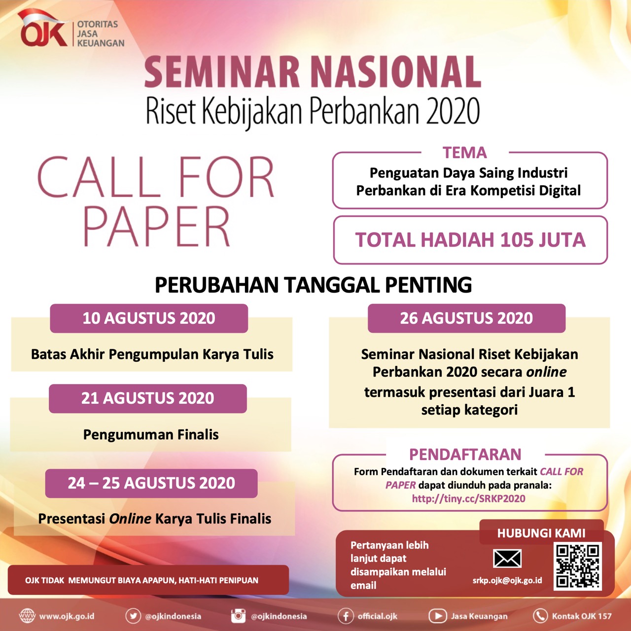 Pengumuman Finalis Call For Paper Seminar Nasional Riset Kebijakan ...